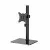 Monitorio stovas ant stalo GEMBIRD MS-D1ST-03 pilnas judesys 17–32 colių ekranams, plieninis, juodas, VESA 75x75–100x100, 9 kg