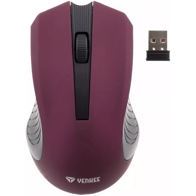 Yenkee YMS 2015PE Monaco belaidė optinė simetriška pelė, 2,4 GHz, 3 mygtukai, violetinė
