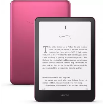E-skaitmeninė knyga Amazon Kindle Paperwhite Signature Edition 2024 — 7 colių ekranas, 32 GB, IPX8 atsparus vandeniui, USB-C, avietinė