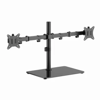 Dviejų monitorių stalinis laikiklis Gembird MS-D2ST-01, iki 32 colių, VESA 75×75–100×100, maks. 18 kg, juodas