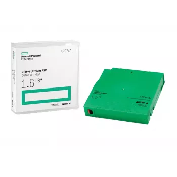 HPE LTO4 Ultrium 1.6TB duomenų kasetė, rašymui/skaitymui, tuščia juosta, 800 GB LTO, 0.496 colio (1.26 cm)