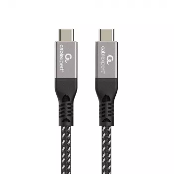 USB-C į USB-C laidas GEMBIRD CCBP-USB4-CMCM240 1,5 m, USB4 Gen 3x2, 40 Gbit/s, 240 W, juodas