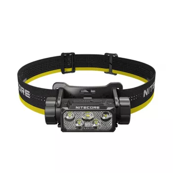 Nitecore HC70 UHE priekinė lemputė – 1600 liumenų, atspari smūgiams ir vandeniui, 0,172 kg, juoda