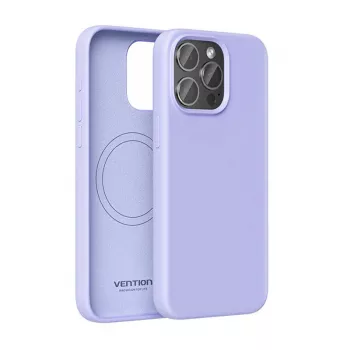 Vention Silicone Case KUFV0-40 dėklas iPhone 15 Pro Max, violetinis, silikoninis minkštas liečiant plonas