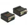 RS-232 testeris DeLOCK 2xDB9 87713 Juoda