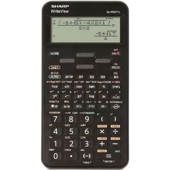 Sharp ELW531T stalinis skaičiuotuvas su pasukamu ekranu, juodas