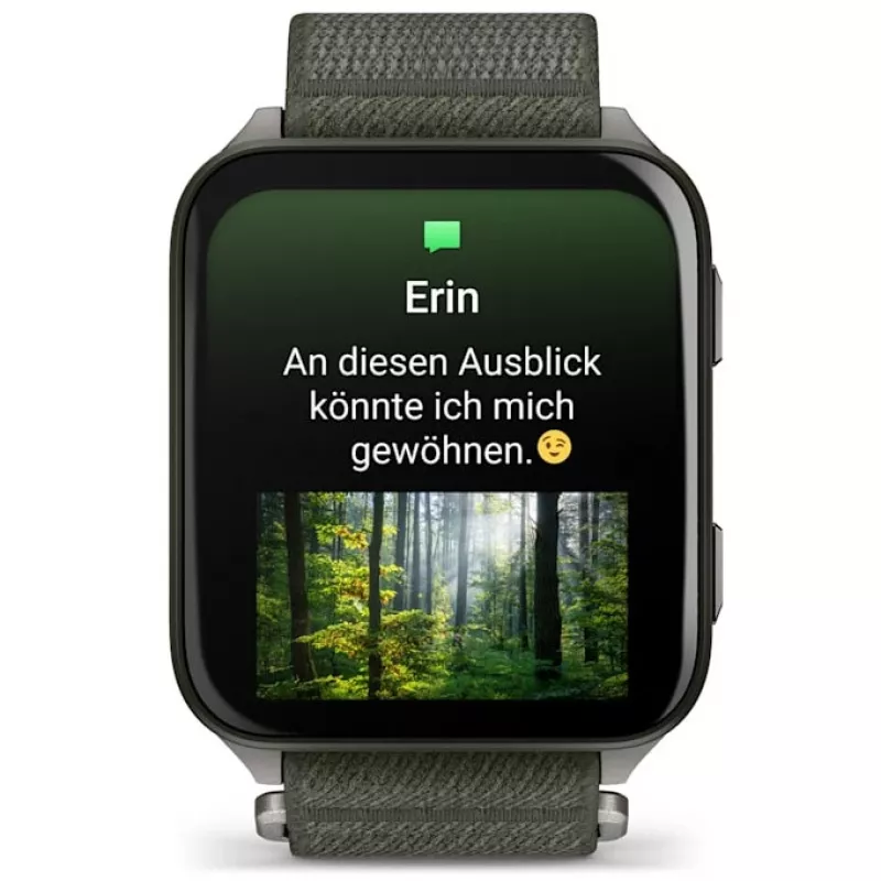 Garmin Venu X1 010-02980-03 išmanusis laikrodis, samanų žalios spalvos