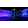 Nešiojama kolonėlė MANTA SPK0601B100, 100 W, Bluetooth, karaoke, belaidis mikrofonas, baterija, ekvalaizeris, disko apšvietimas