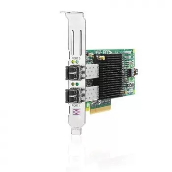HPE 82E pagrindinės magistralės adapteris – PCIe 2.0 x4 / PCIe x8 žemo profilio – 8Gb Fibre Channel 2 prievadai