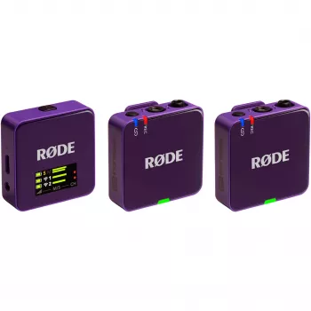 RØDE Wireless GO III Violetinė – belaidė mikrofonų sistema (violetinė)