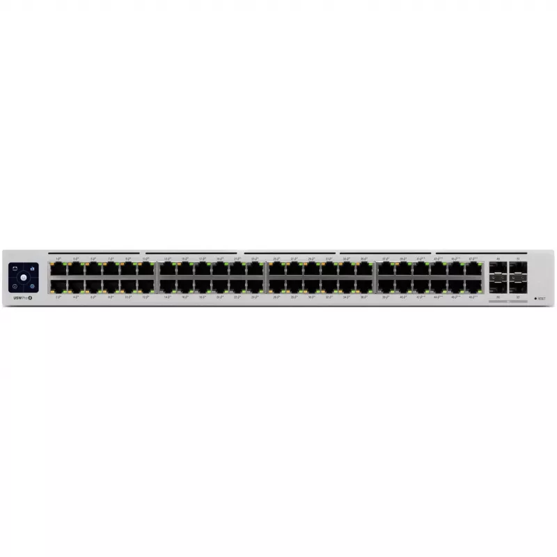 Valdomas tinklo jungiklis Ubiquiti UniFi USW-PRO-48, L2/L3, Gigabit Ethernet (10/100/1000), 1U, sidabrinis