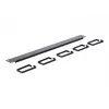 DeLOCK 42496 1U kabelių valdymo skydelis 19 inch