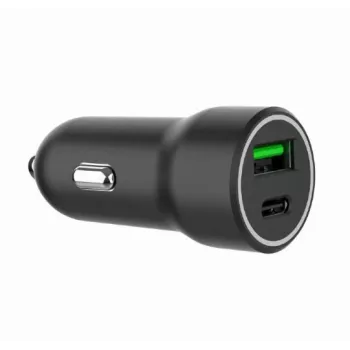 Gembird automobilinis maitinimo adapteris - USB Type-A ir C PD - 20W