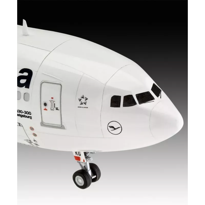 Plastikinis modelis REVELL Airbus A330-300 Lufthansa mastelis 1:144