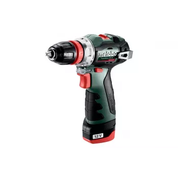 Metabo PowerMaxx BS BL Q gręžtuvas su pistoline rankena, 12 V, 2 Ah, 1500 aps./min., 900 g