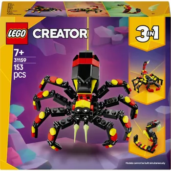 LEGO Creator 3-in-1 pastatomas voras 31159 — 153 detalės, nuo 7 metų, 110×150×50 mm