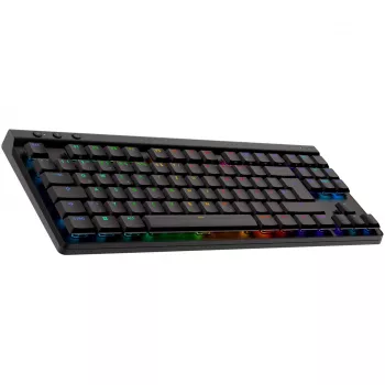 Logitech G G515 - Tastatur - LIGHTSPEED - TKL - Hintergrundbeleuchtung - kabellos - 2,4 GHz, Bluetooth, USB - QWERTZ - Deutsch - Tastenschalter: GL Li