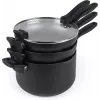 Puodų rinkinys Russell Hobbs RH01840EU7 – 4 dalių sukraunamas metalinis marmurinis