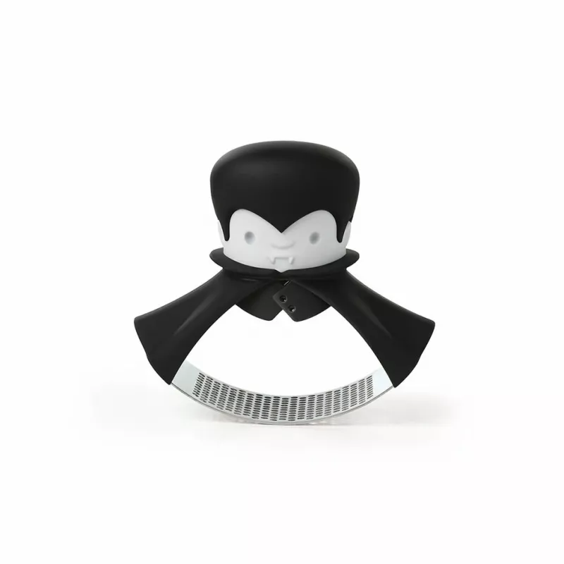 Stalinis česnako presas Ototo Design Rockula plastikas nerūdijantis plienas juodas baltas