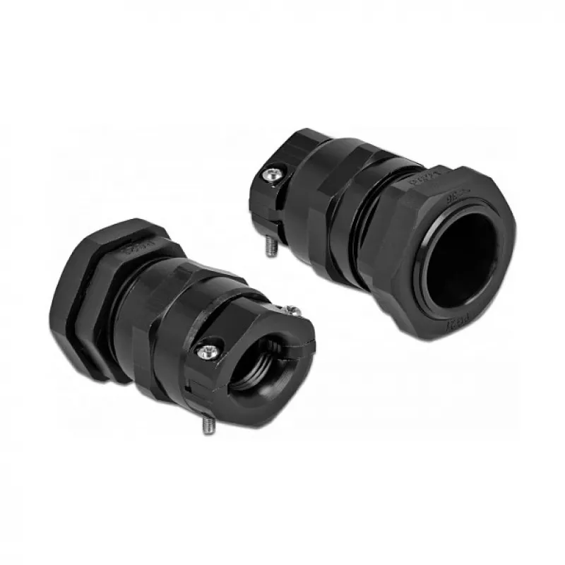 Kabelio įvadas DeLOCK 60359 juodas metalas plastikas