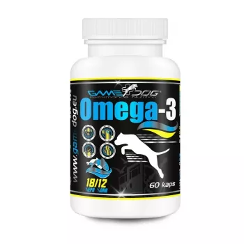 GAME DOG Omega-3 papildai šunims - 60 tablečių