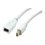 Synergy 21 S216366 – Mini DisplayPort (vyriškas) į Mini DisplayPort (moteriškas) adapteris, auksuoti kontaktai, baltas
