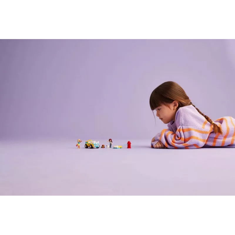 LEGO® Friends Šunų priežiūros automobilis, transporto priemonės žaidimų rinkinys 42635
