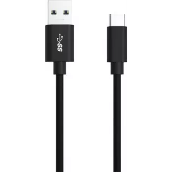 Ansmann 1700-0080 USB kabelis 0,12 m 2.0 USB A USB C juodas (1700-0080)