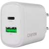 CANYON OnCharge 250 25W 1xPD 1xQC EU Baltas