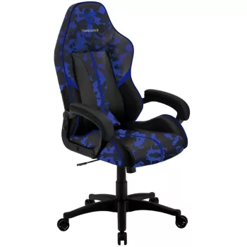 Gaming kėdė Thunder X3 BC1 Camo Blue su aukščio reguliavimu ir atlošimo funkcija