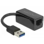 DeLOCK 65903 USB Type-A doko stotelė nešiojamajam kompiuteriui, juoda
