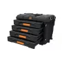 Dėžė įrankiams KETER DIY ROC Pro Gear 4 stalčiai XL, technopolimeras, 25 L