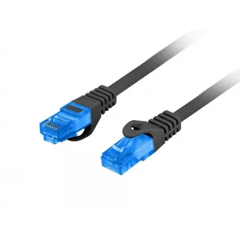 LANBERG PCF6A-10CC-0500-BK Cat6a S/FTP RJ-45 tinklo kabelis, 5 m, LSZH, 26 AWG, CCA, juodas