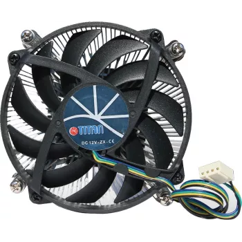 Titan DC-HA11TZ/RPW procesoriaus aušintuvas, orinis, 9,5 cm, aliuminis, juodas