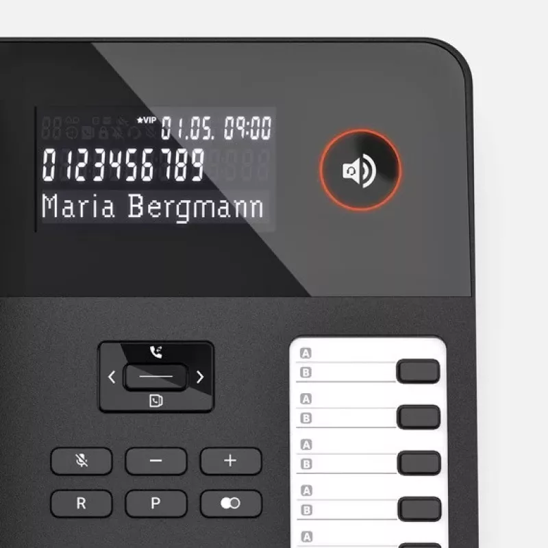 Laidinis stalinis telefonas Gigaset DESK 600 juodas