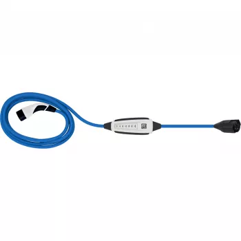 Mobilioji sieninė įkrovimo stotelė NRGKICK Pure 16A 10m (balta, 11 kW, 10 m kabelis, Wi-Fi + Bluetooth)