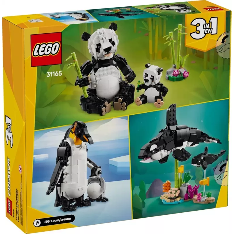 LEGO CREATOR 3 IN 1 31165 Panda šeima