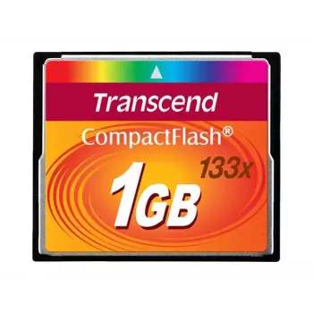 Transcend CompactFlash atminties kortelė 1GB 133x (TS1GCF133)