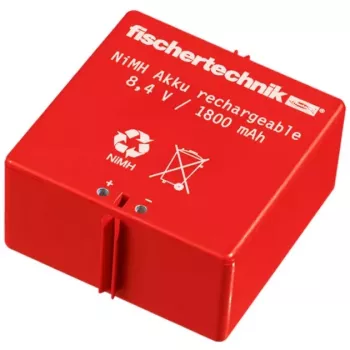 Baterijų įkroviklis Fischertechnik 34969 NiMH 1500mAh 8,4V juodas raudonas