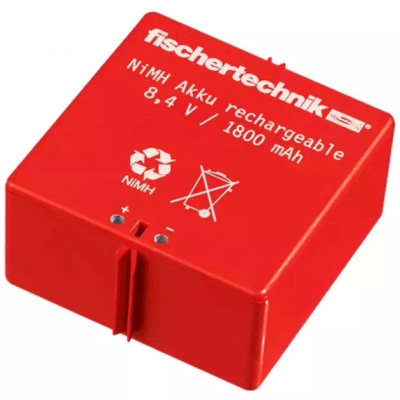Baterijų įkroviklis Fischertechnik 34969 NiMH 1500mAh 8,4V juodas raudonas