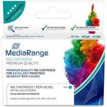 Rašalo kasetė MediaRange MRHP655C Suderinama Cian