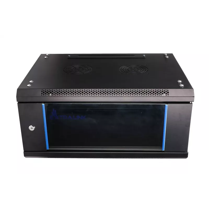 Sieninis stovas Extralink 4U 600x450 Juodas