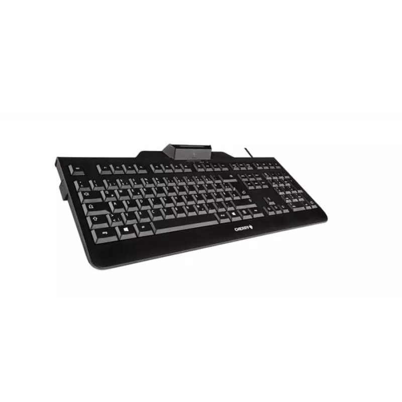 CHERRY KC 1000 SC klaviatūra USB QWERTZ Šveicariška juoda