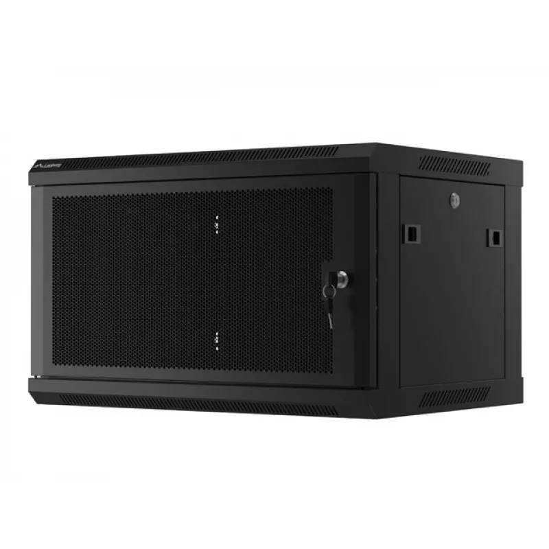 Sieninis 19 inch 6U serverio kabinetas Lanberg WF01-6406-23B juodas