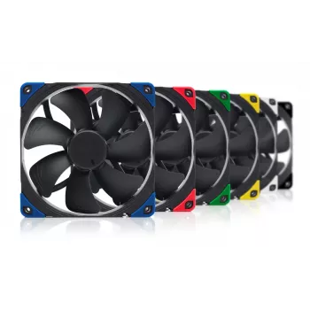 140 mm korpuso ventiliatorius Noctua NF-A14 PWM chromax.black.swap, 12V, 300–1500 RPM, PWM, 140,2 m³/h, 24,6 dB