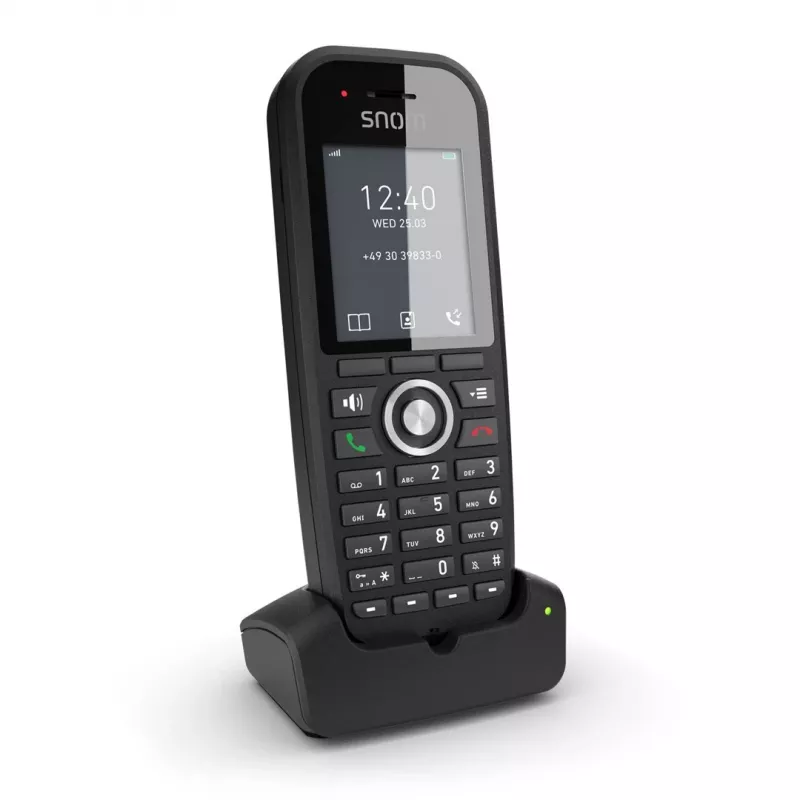 DECT telefonas Snom M30 IP DECT nešiojamas ragelis juodas