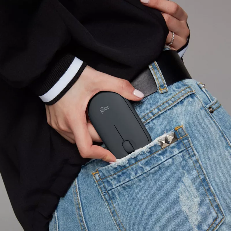 PELĖ OPTINĖ BELAIDĖ LOGITECH PEBBLE M350 GRAFITINĖ 910-005718