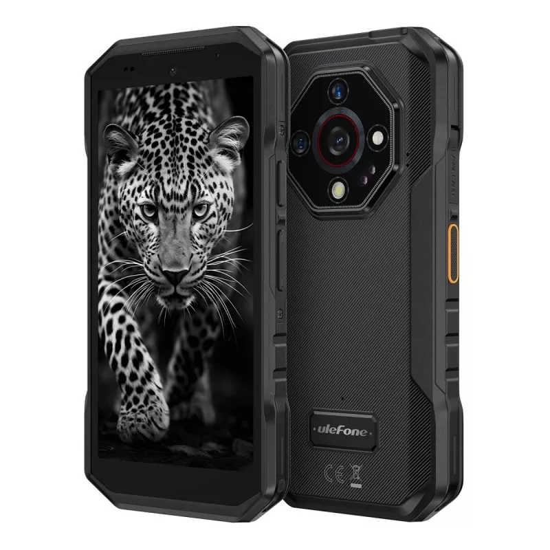Išmanusis telefonas UleFone Armor X32 6,1 colio 6 GB RAM 128 GB atminties Future Black, energijos klasė B