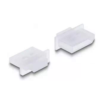 DeLOCK 64107 DisplayPort kištukinio lizdo apsauginis dangtelis, skaidrus, 10 vnt.