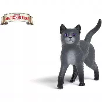 Schleich 14912 Figūrėlė Karajanas katinas iš serijos Magiškų gyvūnų mokykla, kolekcinė figūrėlė